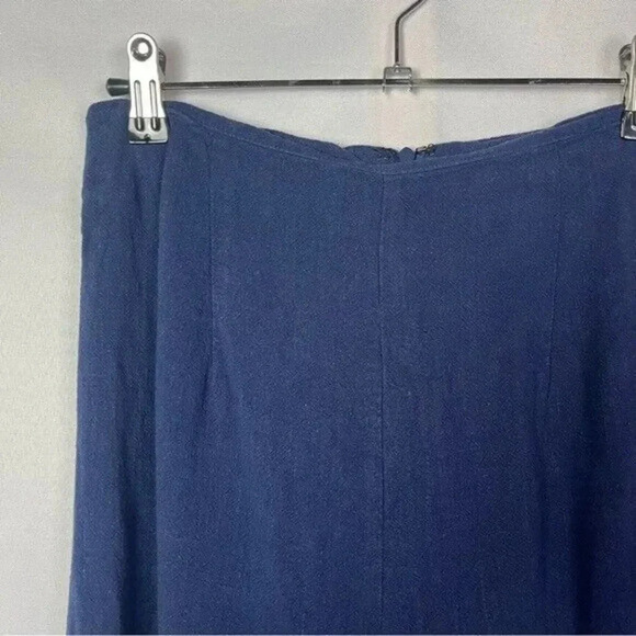 Lulu's Navy Blue High Rise Cropped Wide Leg Pants S - Picture 3 of 4